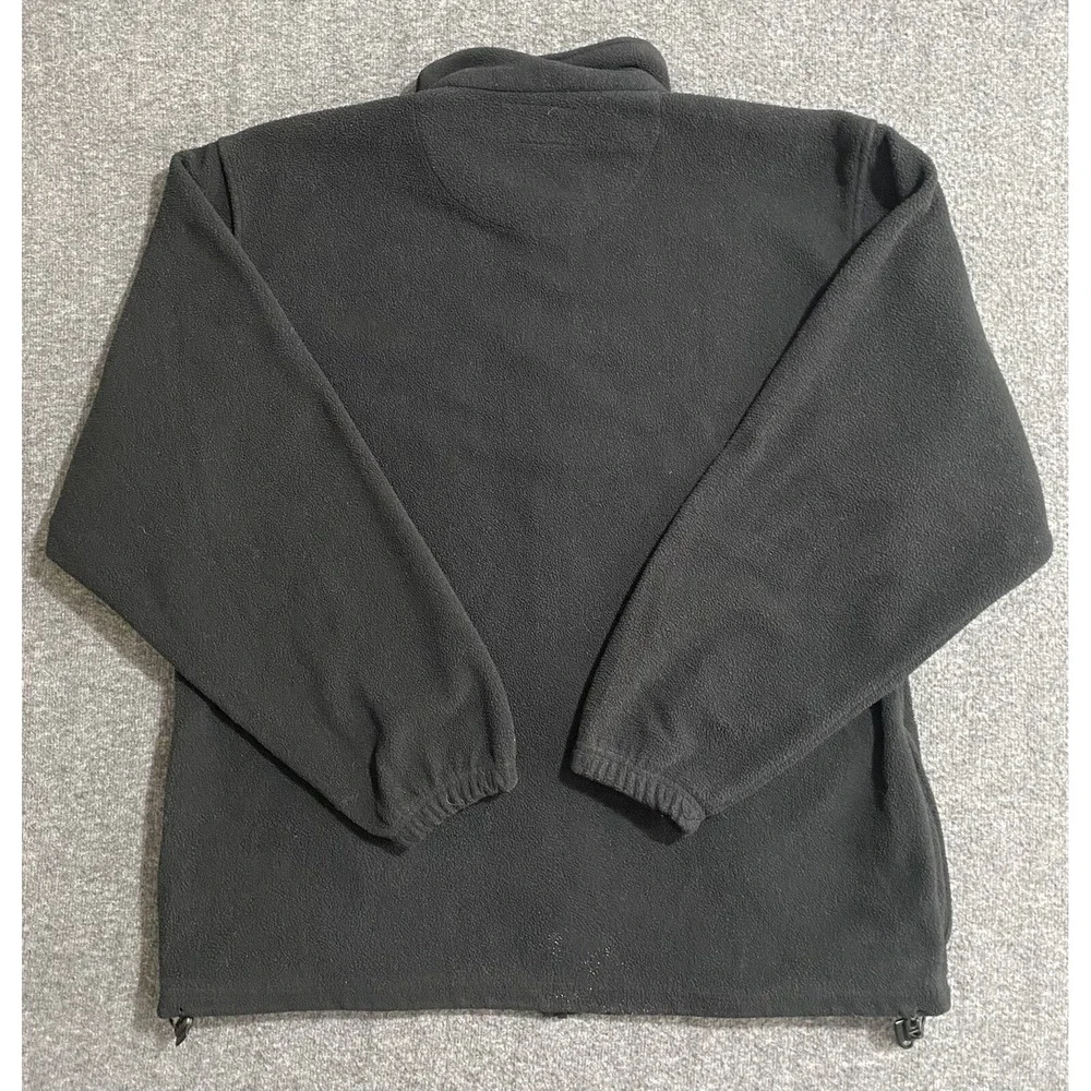 The North Face Mens Full Zip Fleece Jacket Black Size M 300 Weight Outdoor